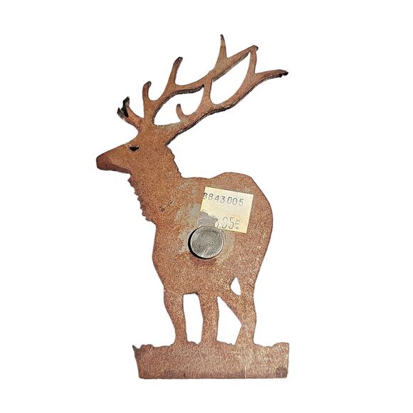 Decorative Magnets Bear Moose 5" Refrigerator Metal Rustic Wilderness Animal - Picture 7 of 9